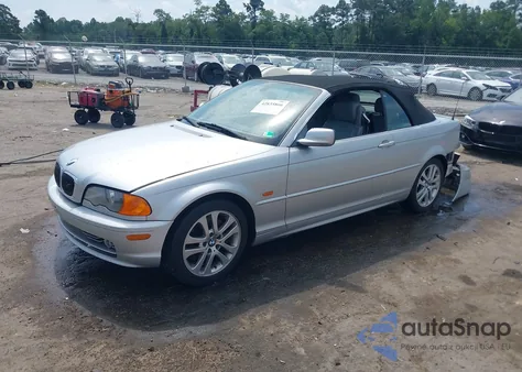 2001 BMW 330Ci from USA, damaged, VIN WBABS53481EV87886